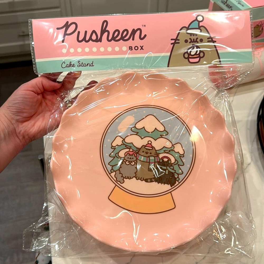 PUSHEEN BOX EXCLUSIVE!🩶 Cake &/or dessert stand! 🍰🍪🧁